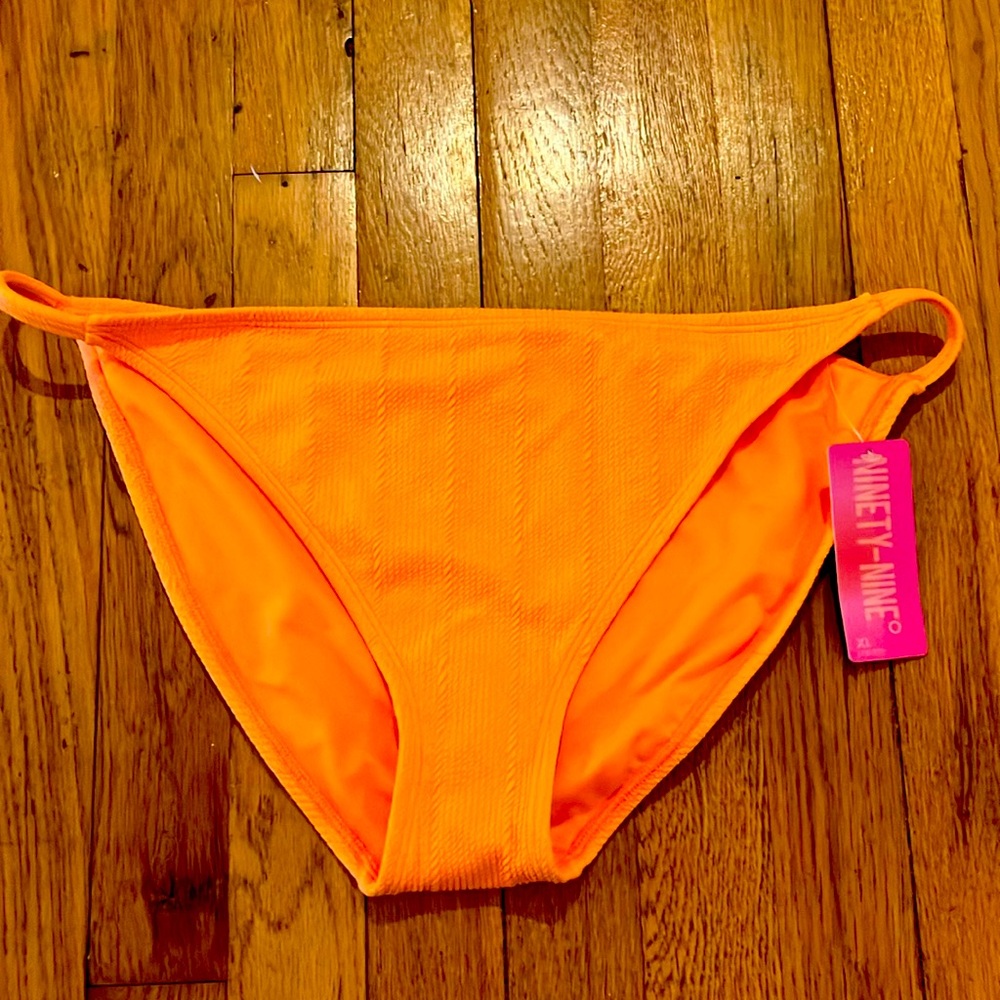 NWT Ninety-Nine Orange XL Junior Bikini